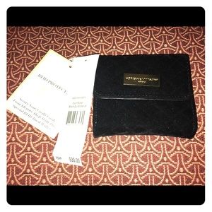 Adrienne Vitadini Coin Purse- Black Velvet